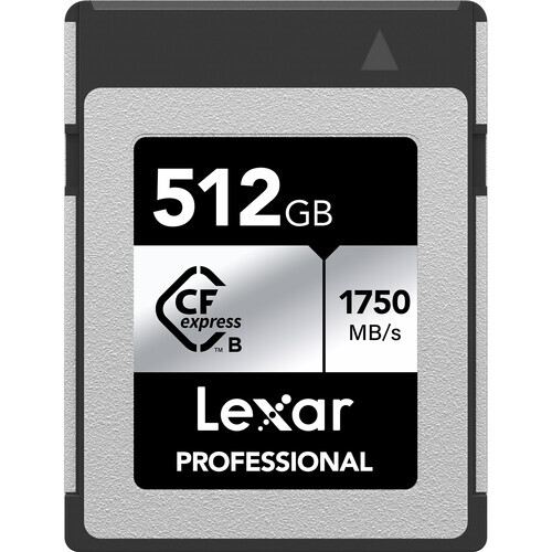 Lexar 512GB Professional SILVER Serisi CFexpress Type B Hafıza Kartı