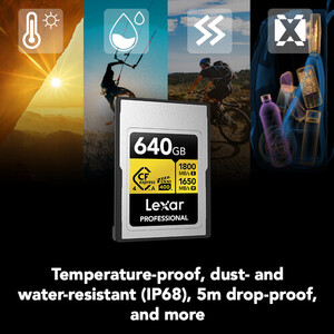 Lexar 640B Professional GOLD CFexpress 4.0 Type A Hafıza Kartı - Thumbnail