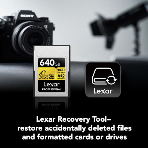 Lexar 640B Professional GOLD CFexpress 4.0 Type A Hafıza Kartı