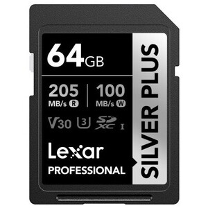 Lexar - Lexar 64GB Profesyonel Silver Plus UHS-I SD Hafıza Kartı