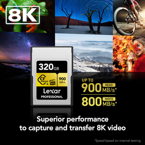 Lexar - Lexar 320GB CFexpress Type A Gold Serisi Professional Hafıza Kartı (1)