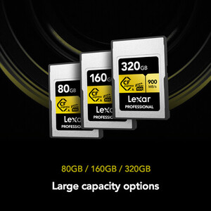 Lexar 320GB CFexpress Type A Gold Serisi Professional Hafıza Kartı - Thumbnail