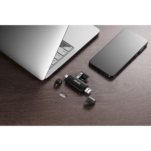 Lexar Dual-Slot USB-A/C SD/microSD Kart Okuyucu (LRW310X-BNBNG)