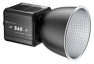 Liyadi - Liyadi S60 60W Bi-Color COB Led Işık AC Güç Adaptörlü