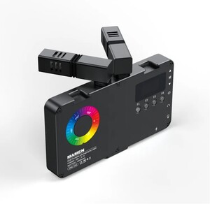 Mamen - Mamen SML-V02 Çift Mikrofonlu RGB LED Video ve Fotoğraf Efekt Işığı (1)
