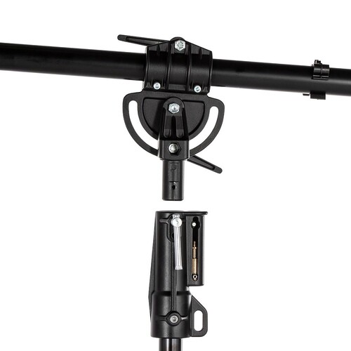 Manfrotto 025BS Standlı Süper Boom (Siyah)
