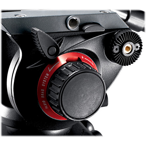 Manfrotto 535K, 504HD Fluid Video Başlıklı Karbon Profesyonel Tripod Kit