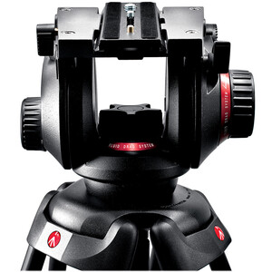 Manfrotto 535K, 504HD Fluid Video Başlıklı Karbon Profesyonel Tripod Kit - Thumbnail