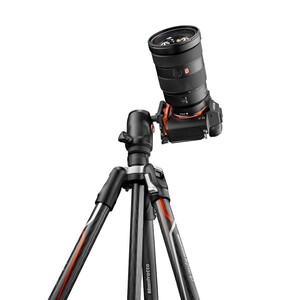 Manfrotto Befree GT Travel Karbon Fiber Tripod & 496 Ball Head (Siyah) - Thumbnail
