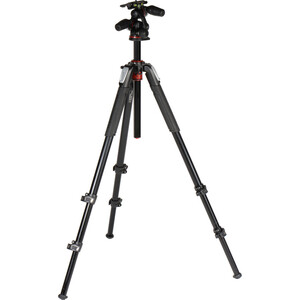 Manfrotto - Manfrotto MK055XPRO3-3W MHXPRO-3W başlık ile Tripod Kit