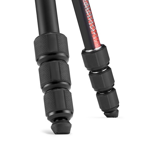 Manfrotto MKELMII4RD-BH Element MII Alimünyum Ters Katlanır Tripod Kırmızı