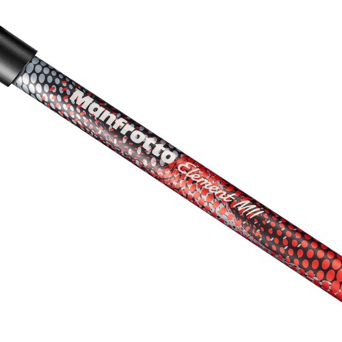 Manfrotto MKELMII4RD-BH Element MII Alimünyum Ters Katlanır Tripod Kırmızı