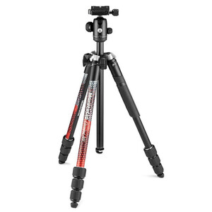 Manfrotto - Manfrotto MKELMII4RMB-BH Element MII Alüminyum Mobile Bluetooth Tripod (Kırmızı)