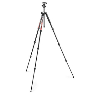 Manfrotto MKELMII4RMB-BH Element MII Alüminyum Mobile Bluetooth Tripod (Kırmızı) - Thumbnail