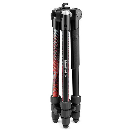 Manfrotto MKELMII4RMB-BH Element MII Alüminyum Mobile Bluetooth Tripod (Kırmızı)