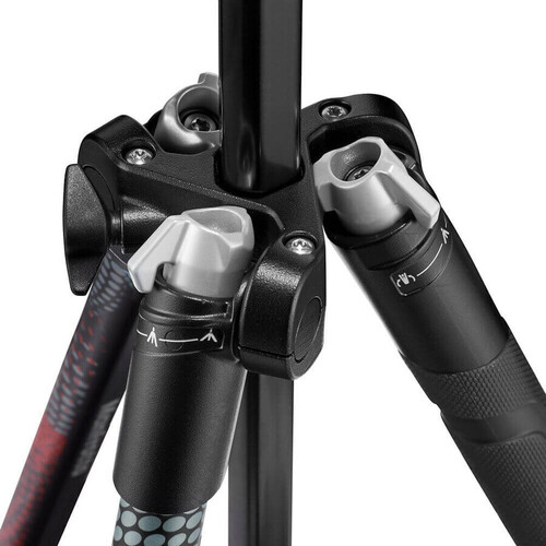 Manfrotto MKELMII4RMB-BH Element MII Alüminyum Mobile Bluetooth Tripod (Kırmızı)