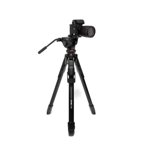 Manfrotto MKONEVA-500X ONE Video Alüminyum Tripod ve 500X Akışkan Video Başlık Kiti