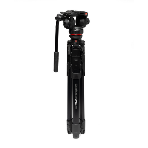 Manfrotto MKONEVA-502X ONE Video Alüminyum Tripod ve 502X Akışkan Video Başlık Kiti