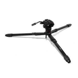 Manfrotto - Manfrotto MKONEVA-502X ONE Video Alüminyum Tripod ve 502X Akışkan Video Başlık Kiti (1)