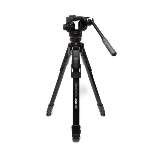 Manfrotto - Manfrotto MKONEVA-502X ONE Video Alüminyum Tripod ve 502X Akışkan Video Başlık Kiti