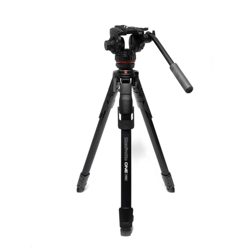 Manfrotto MKONEVA-502X ONE Video Alüminyum Tripod ve 502X Akışkan Video Başlık Kiti