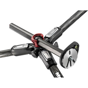 Manfrotto MT190CXPRO3 3 Kademeli Karbonfiber Tripod MHXPRO-3W 3 Kollu Tripod Kafası - Thumbnail