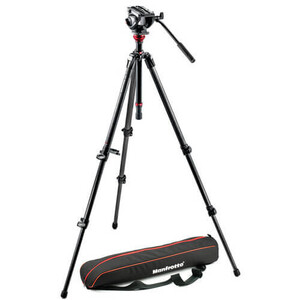 Manfrotto - Manfrotto MVH500AH,755CX3 Tripod Başlığı & MagFibre Tripod