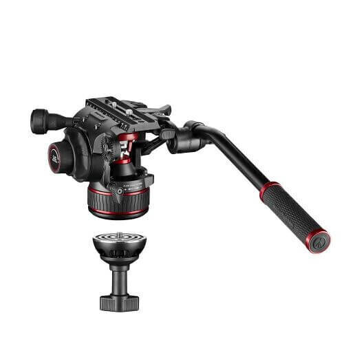 Manfrotto MVK608TWINFA Nitrotech 608 series with 645 Fast Twin Alu Tripod