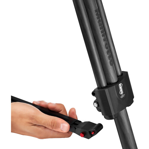 Manfrotto MVK612TWINFC 612 Fluid Head, 645 FAST Twin Karbon Fiber Tripod Kiti