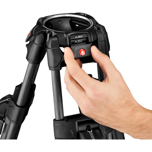 Manfrotto MVK612TWINFC 612 Fluid Head, 645 FAST Twin Karbon Fiber Tripod Kiti