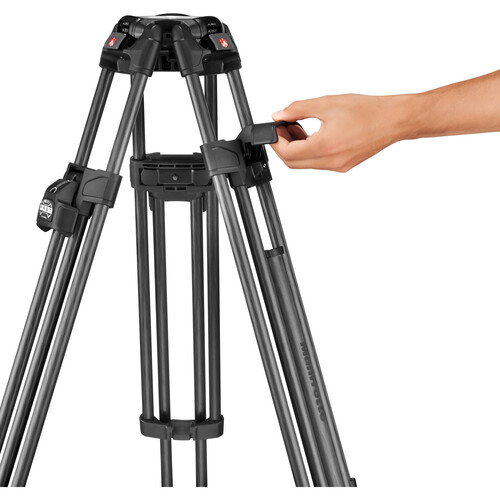 Manfrotto MVK612TWINFC 612 Fluid Head, 645 FAST Twin Karbon Fiber Tripod Kiti