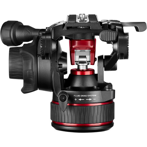 Manfrotto MVK612TWINFC 612 Fluid Head, 645 FAST Twin Karbon Fiber Tripod Kiti