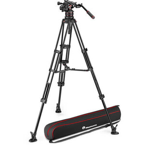 Manfrotto - Manfrotto MVK612TWINGA Nitrotech 612 Video Başlıklı Alüminyum Çift Bacaklı Tripod