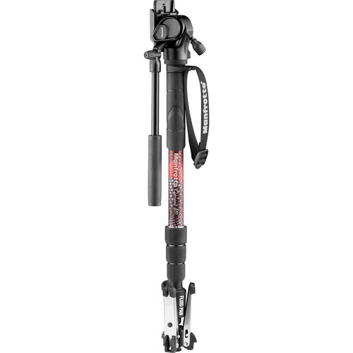 Manfrotto MVMELMIIA4LIVE Element MII Akışkan Başlıklı Video Monopod Kit