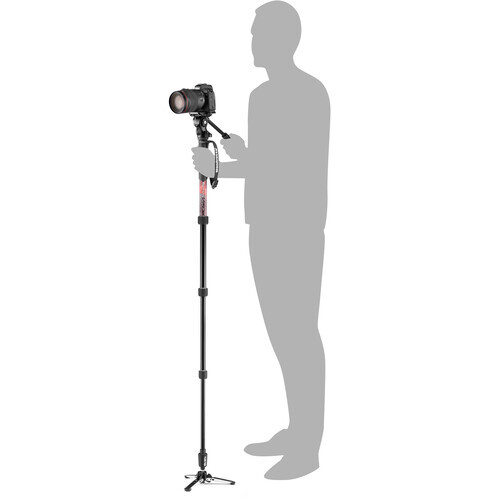 Manfrotto MVMELMIIA4LIVE Element MII Akışkan Başlıklı Video Monopod Kit