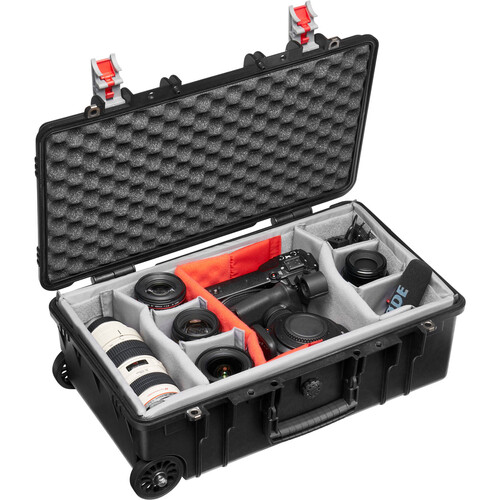 Manfrotto Pro Light Reloader Tough-55 Hardcase Taşıma Çantası (Siyah- düşük kapaklı)