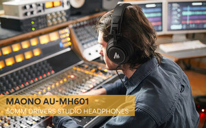 Maono AU-MH601 Profesyonel Stüdyo Referans Kulaklık - Thumbnail
