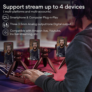 Maono Maonocaster AM200 Podcast ve Canlı Yayın için Ses Kartı - Thumbnail