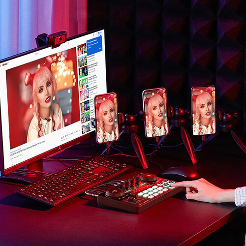 Maono Maonocaster AM200 Podcast ve Canlı Yayın için Ses Kartı