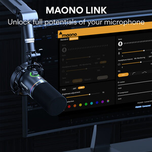 Maono PD200X USB/XLR Dinamik Mikrofon (Beyaz) - Thumbnail