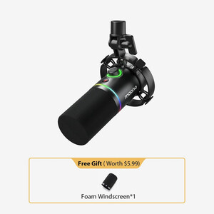 Maono - Maono PD200X USB/XLR Dinamik Mikrofon (Siyah)