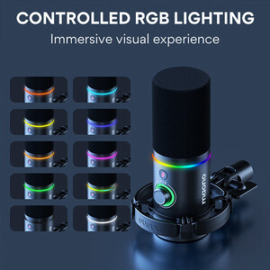 Maono PD200X USB/XLR Dinamik Mikrofon (Siyah) - Thumbnail
