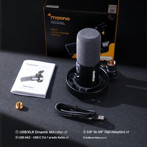 Maono PD300X USB/XLR Dinamik Mikrofon - Thumbnail