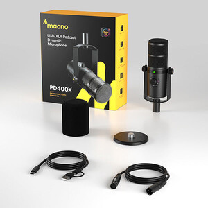 Maono - Maono PD400X USB/XLR Dinamik Mikrofon (1)