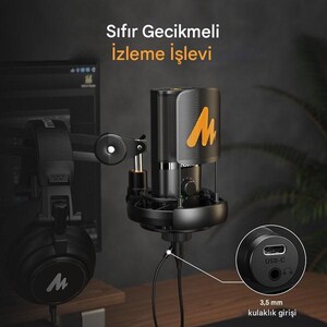 Maono - Maono PM450S USB Condenser Podcast Mikrofon Seti (1)