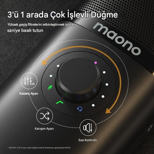 Maono PM450S USB Condenser Podcast Mikrofon Seti