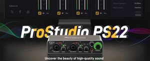 Maono PS22 ProStudio 2x2 USB Ses Kartı (Siyah) - Thumbnail