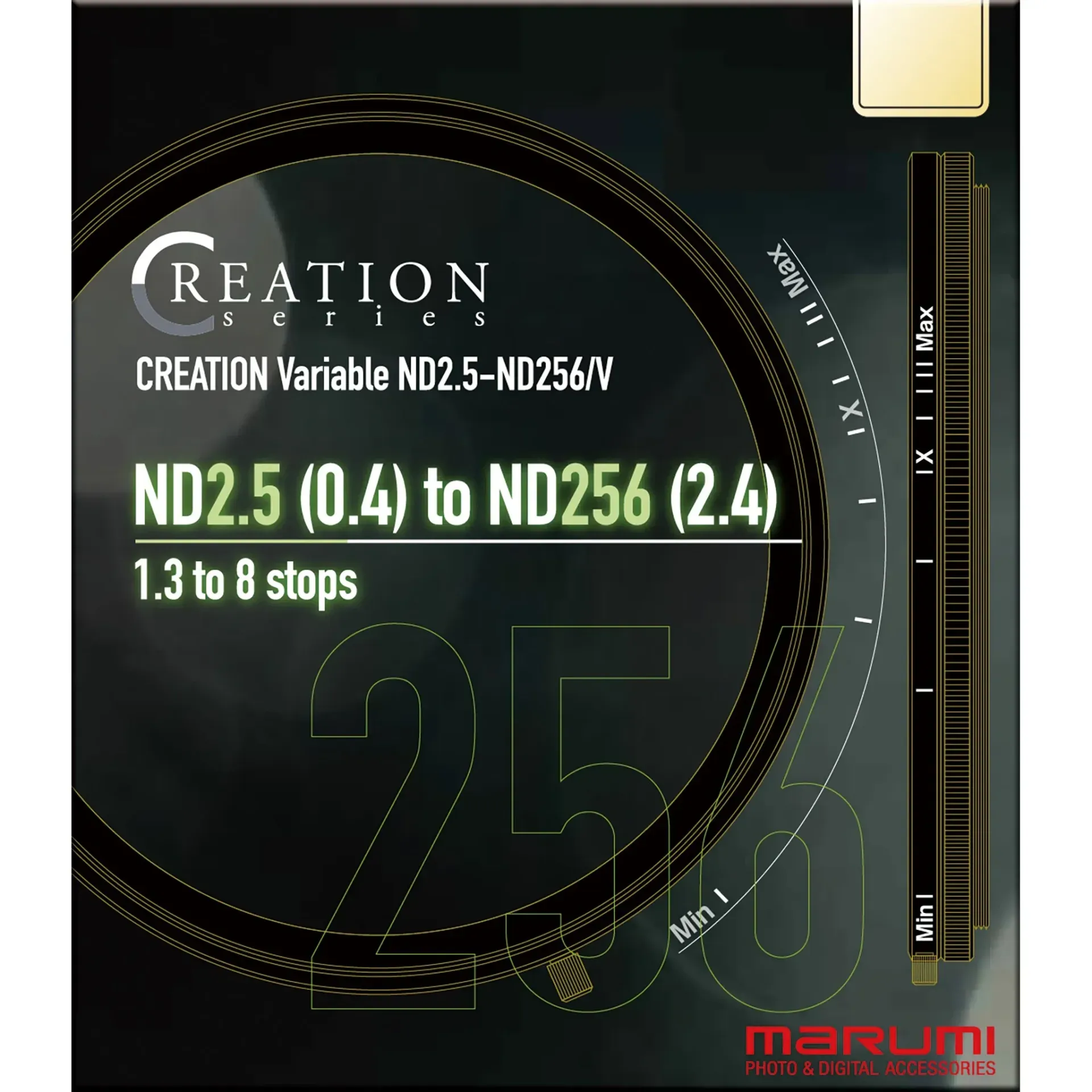 Marumi - Marumi CREATION Variable ND2.5-ND256/V 82 mm