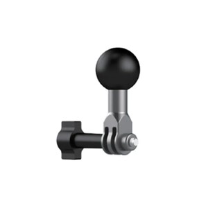 Movmax - Movmax 1″ Ball Connector with Action Camera Mount | 1/4″ Thread | NATO Clamp