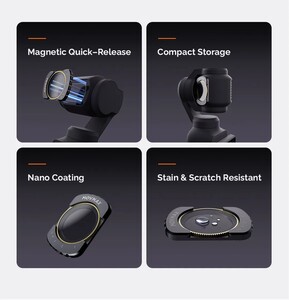 Movmax DJI Pocket 3 İçin ND 8/16/32 Filtre Seti - Thumbnail